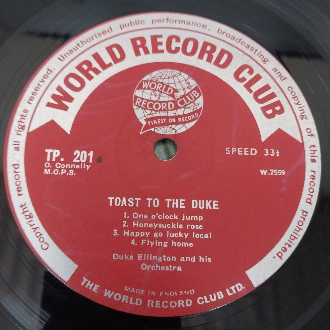 Duke Ellington - Toast To The Duke (Vinyl)