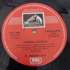 Bhimsen Joshi - Evening & Morning Melodies (Vinyl)