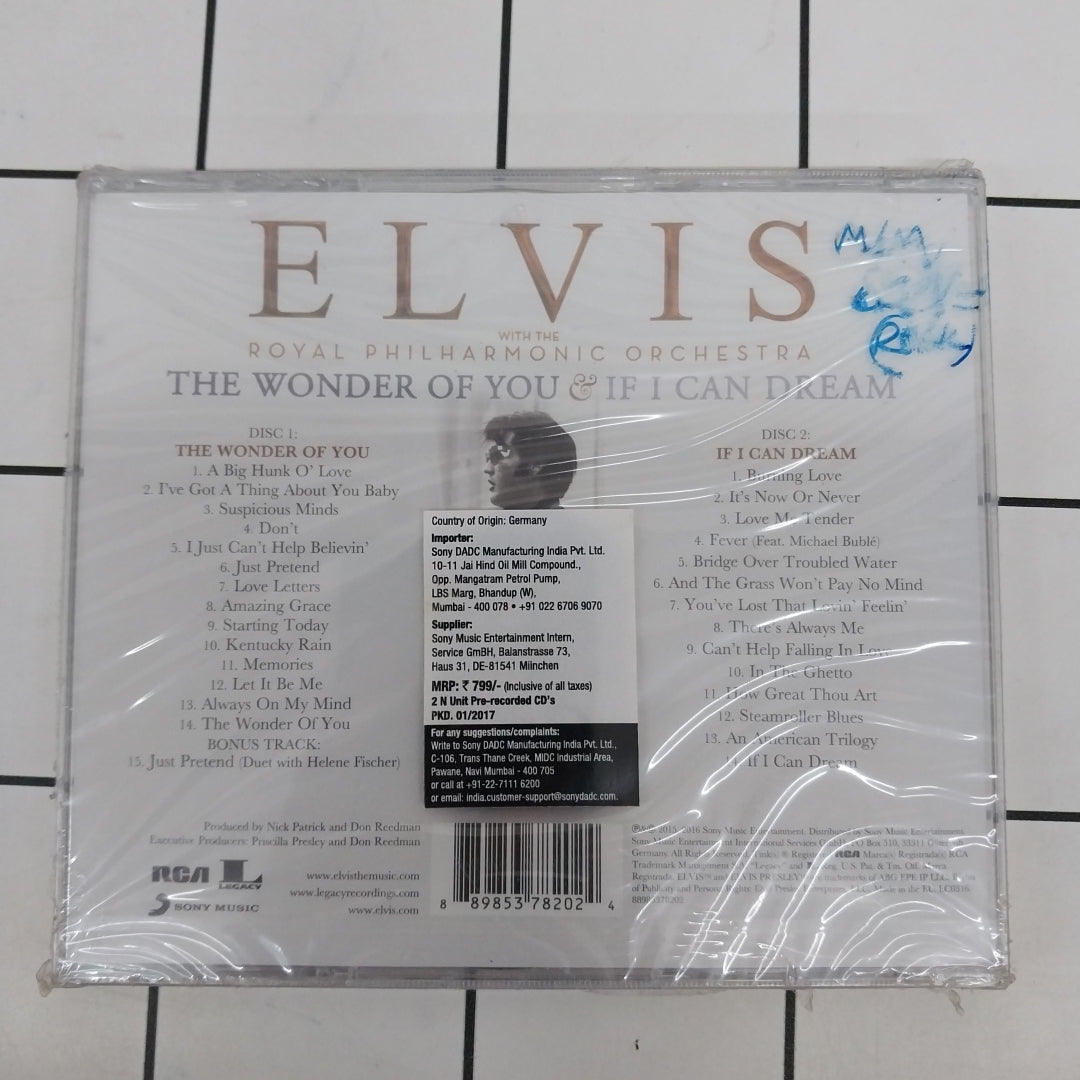 Elvis*  - The Wonder Of You & If I Can Dream (CD)