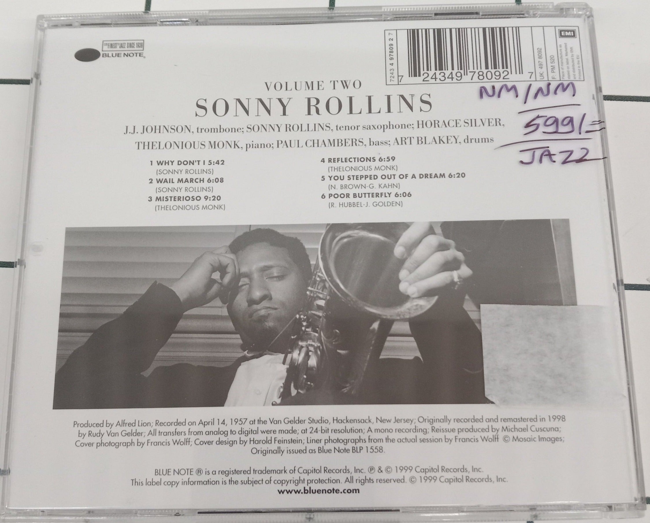 Sonny Rollins - Volume Two (CD)