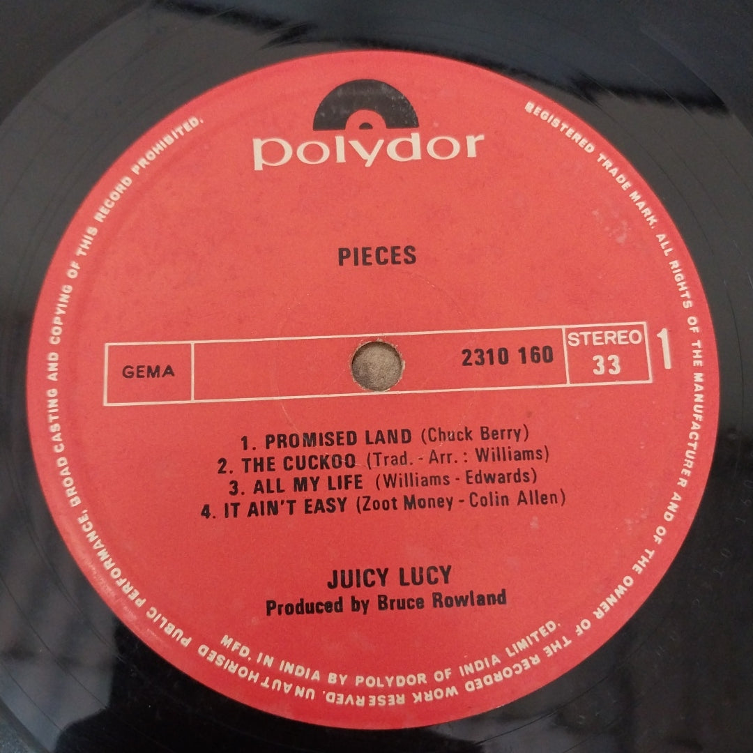 Juicy Lucy - Pieces (Vinyl)