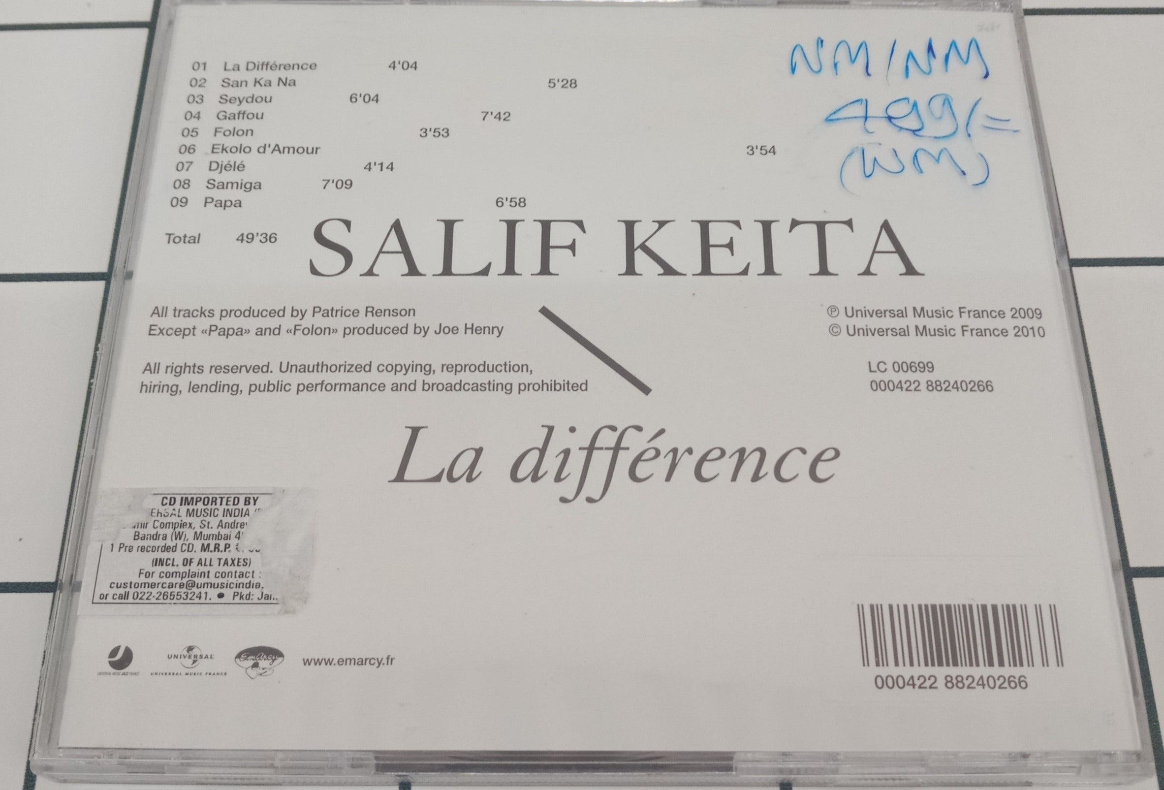 Salif Keita - La Différence (CD)