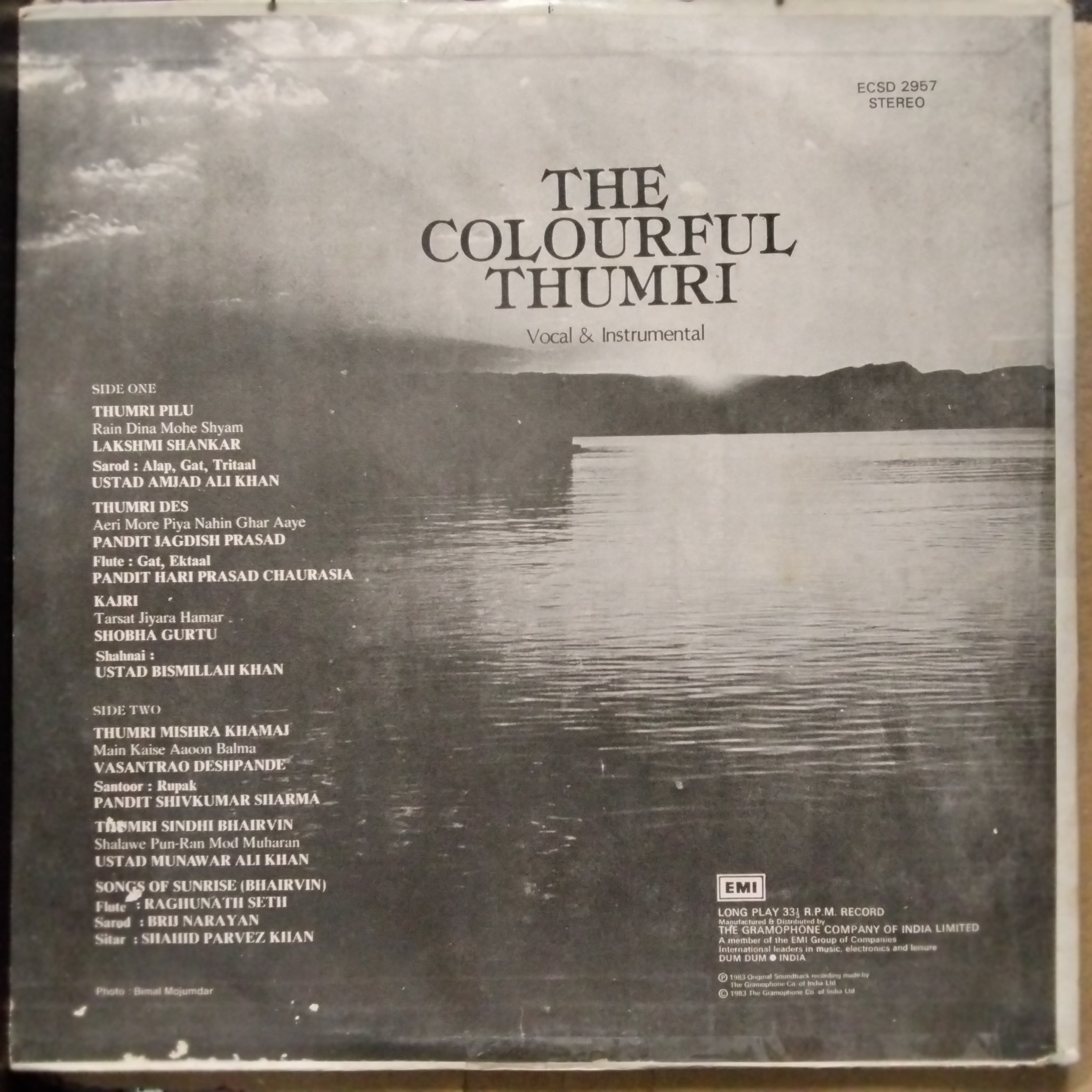 Various  - The Colourful Thumri - Vocal And Instrumental (Vinyl)