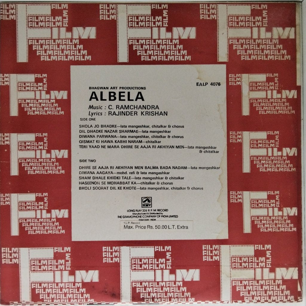 C. Ramchandra - Albela (Vinyl)