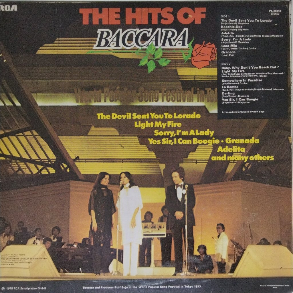 Baccara - The Hits of Baccara (Vinyl)