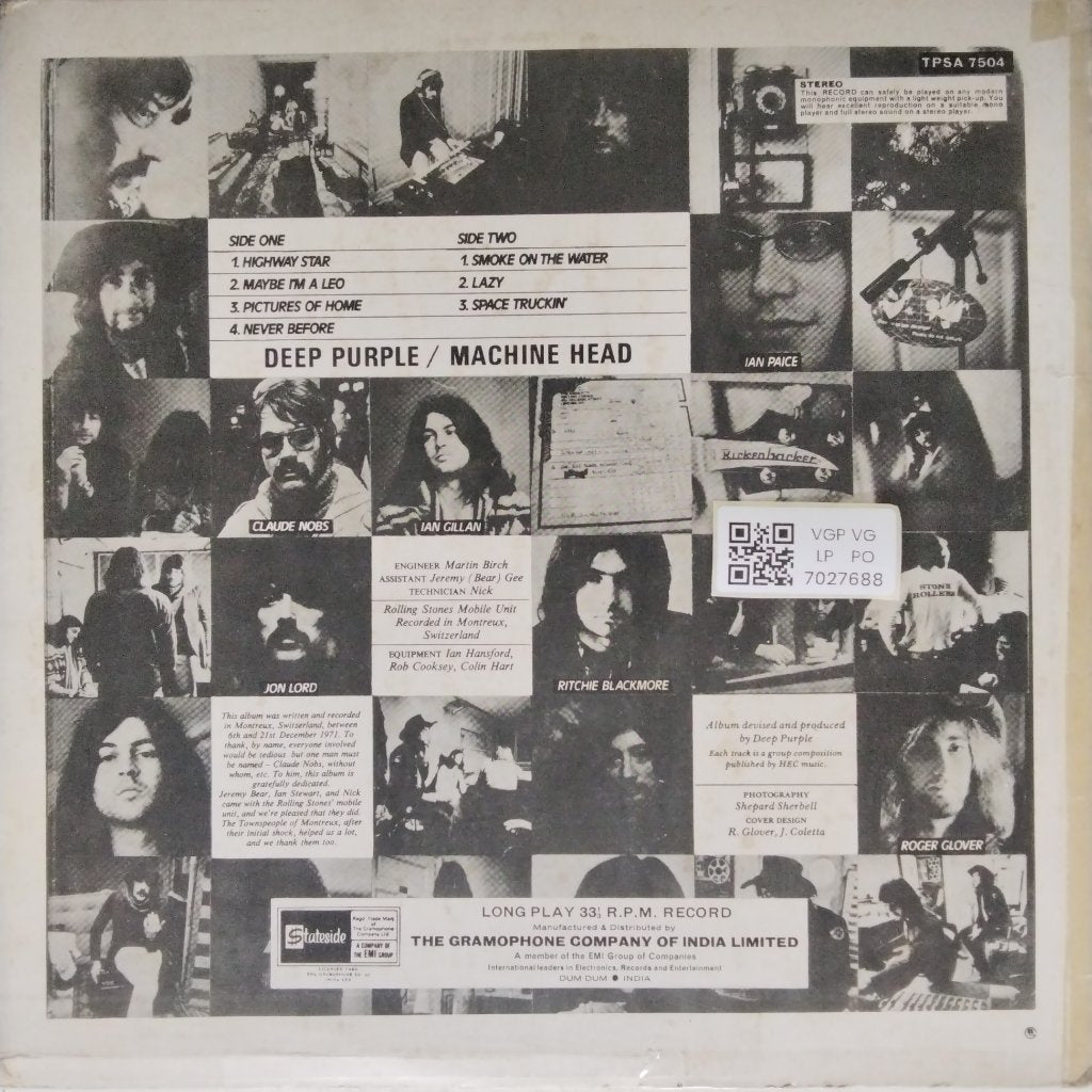 Deep Purple - Machine Head (Vinyl)