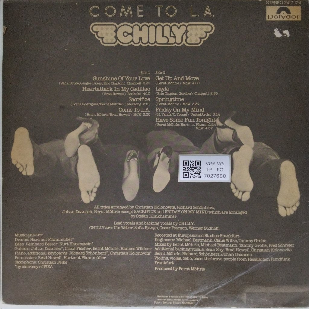 Chilly - Come to L.A. (Vinyl)