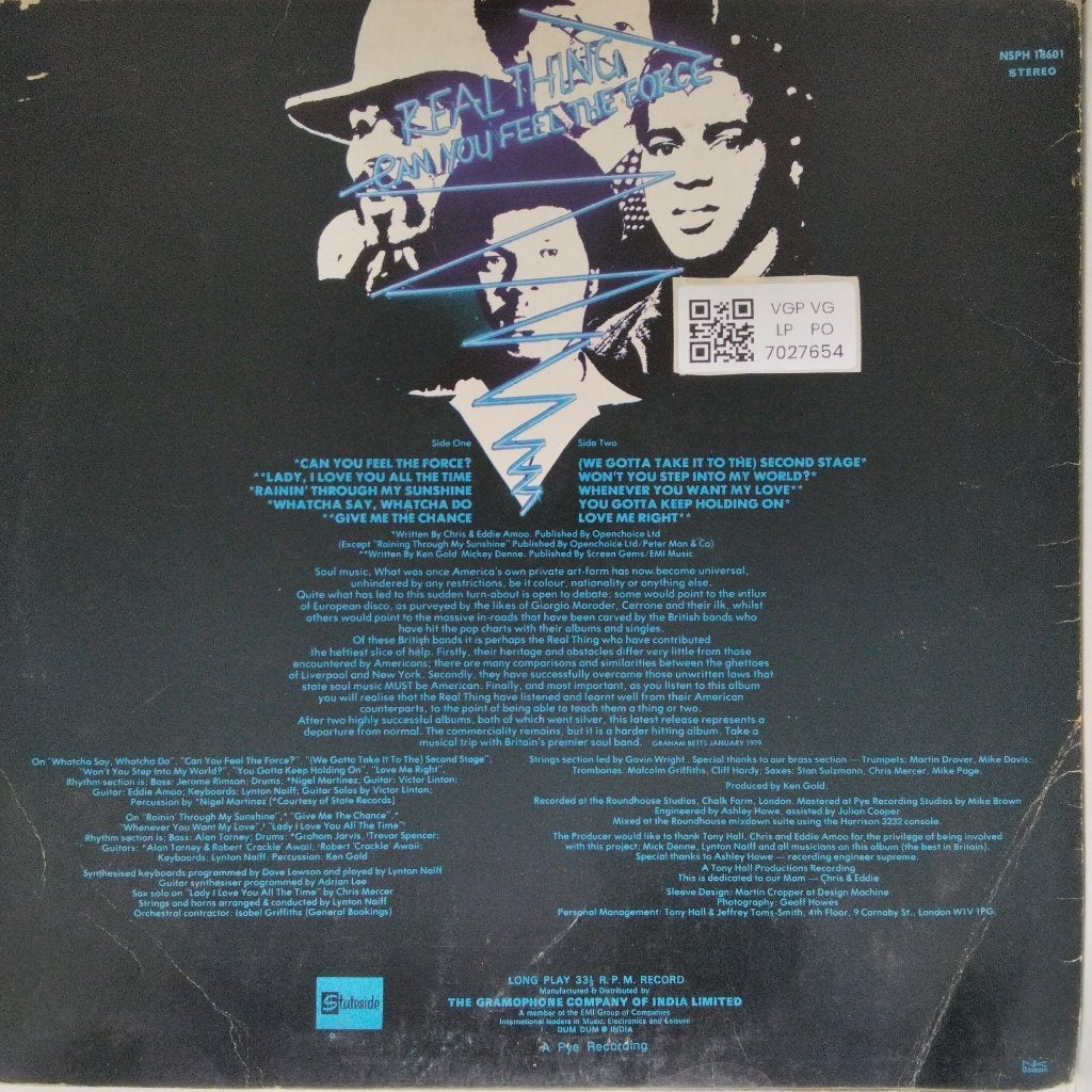 Real Thing - Can You Feel The Force (Vinyl)