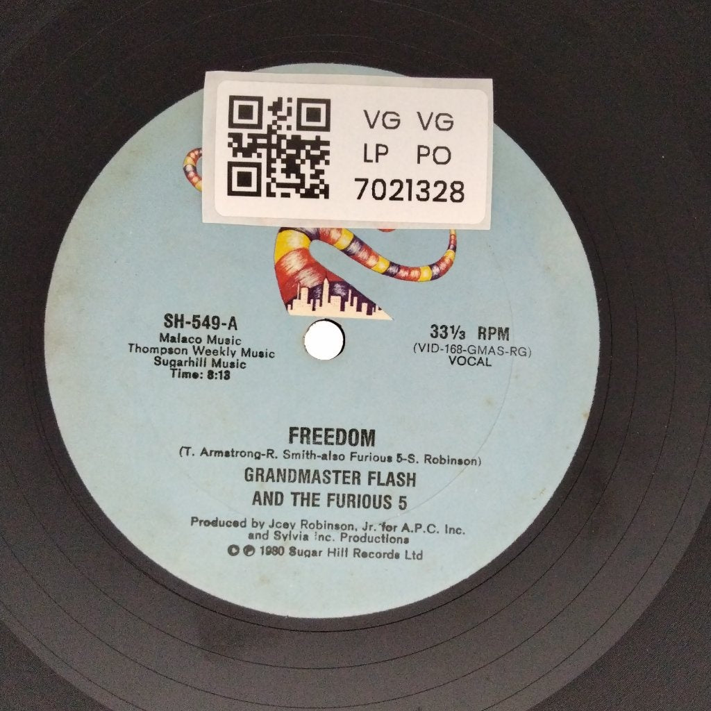 Grandmaster Flash and The Furious 5 - Freedom (Vinyl)