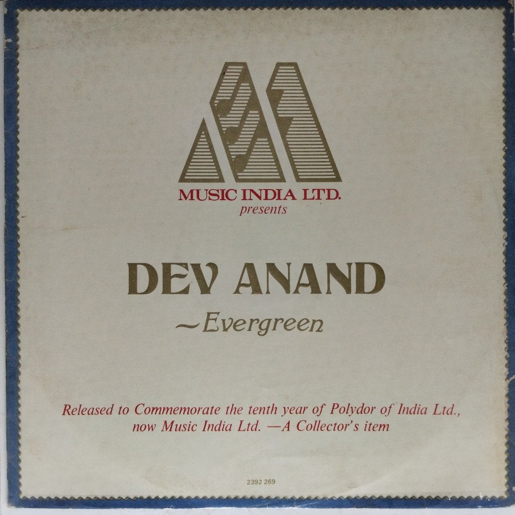 Various - Dev Anand Evergreen (Vinyl)