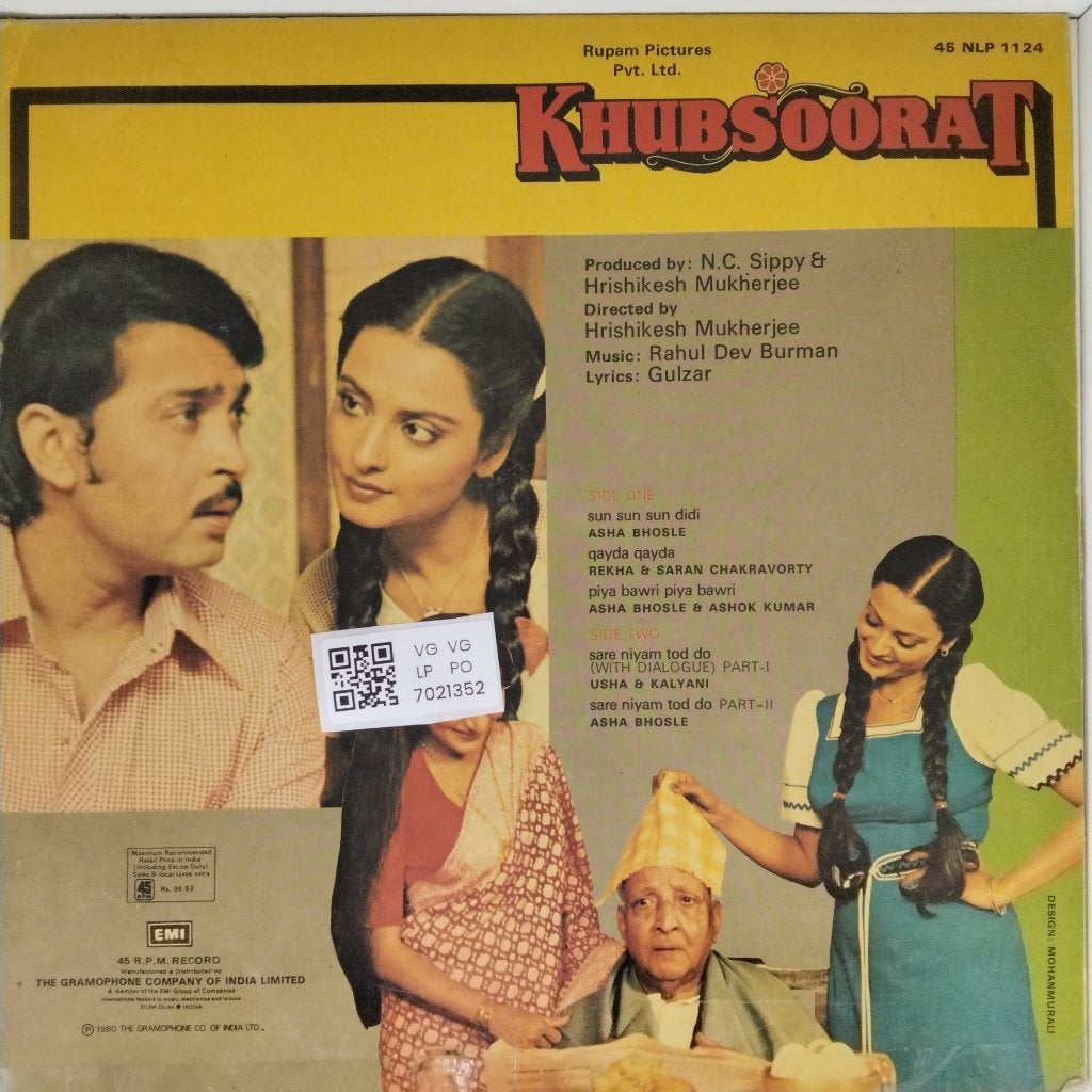 Rahul Dev Burman - Khubsoorat (Vinyl)