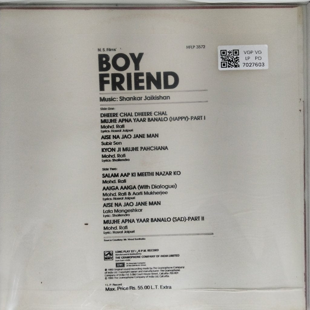 Shankar Jaikishan - Boy Friend (Vinyl)