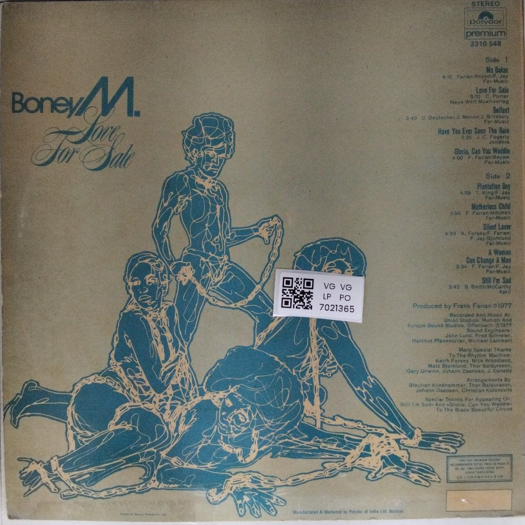 Boney M. - Love For Sale (Vinyl)