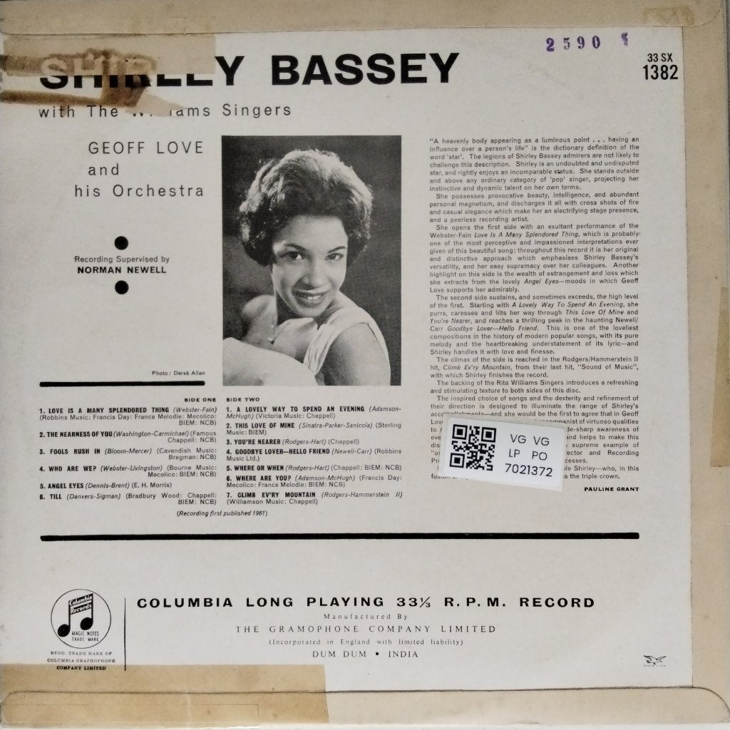 Shirley Bassey - Shirley Bassey (Vinyl)