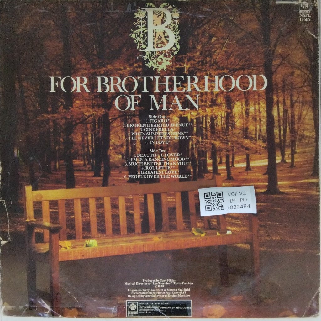 Brotherhood of Man - B for Brotherhood (Vinyl)