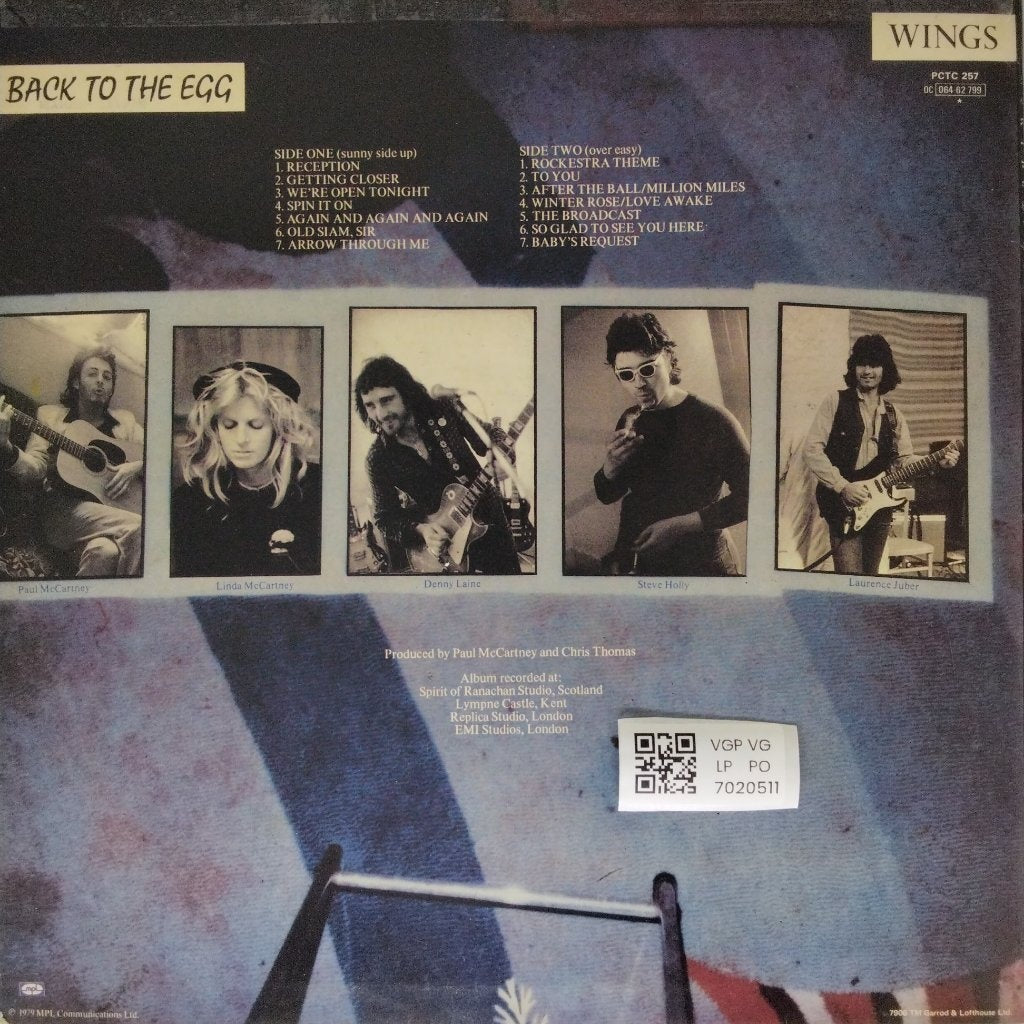 Wings - Back to the Egg (Vinyl)