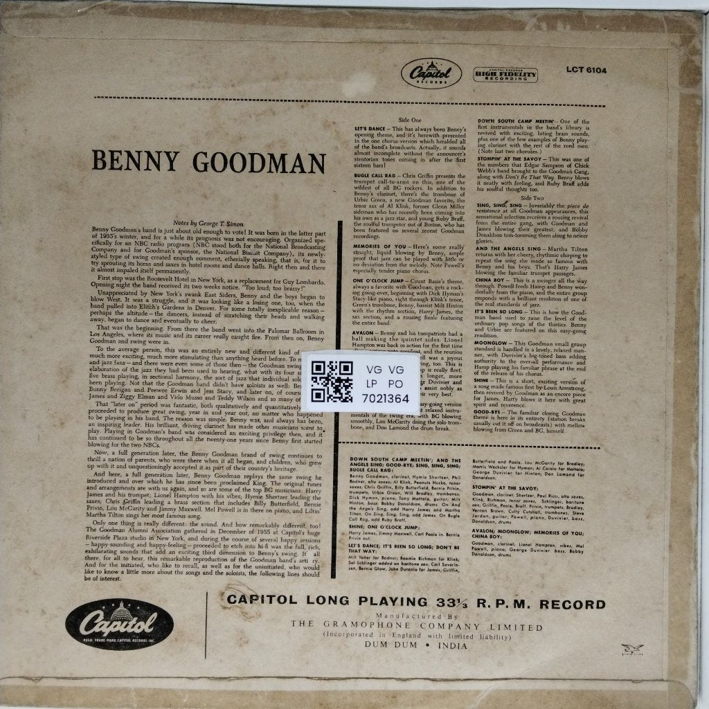 Benny Goodman - Benny Goodman (Vinyl)