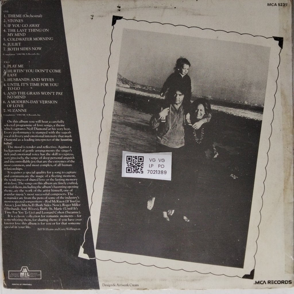 Neil Diamond - Love Songs (Vinyl)