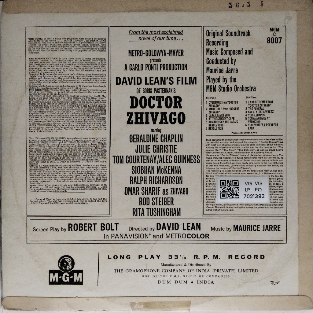 Maurice Jarre - Doctor Zhivago (Vinyl)