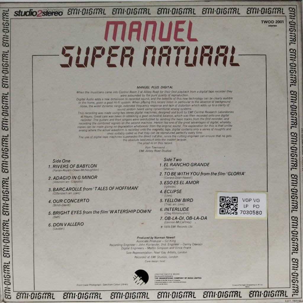 Manuel - Super Natural (Vinyl)