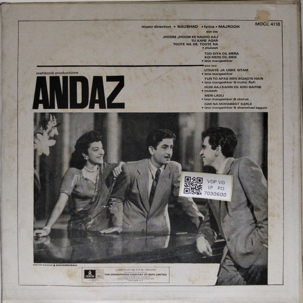 Naushad - Andaz (Vinyl)