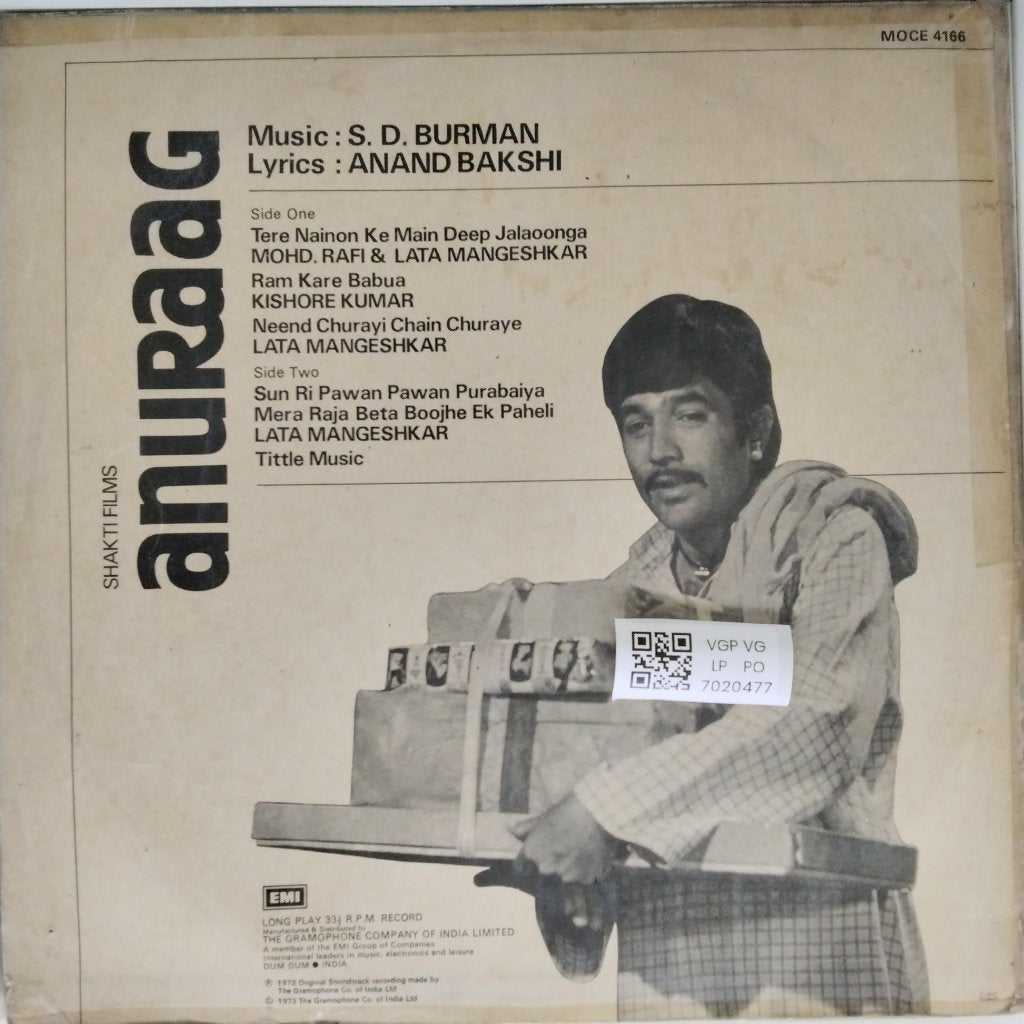 S. D. Burman - Anuraag (Vinyl)