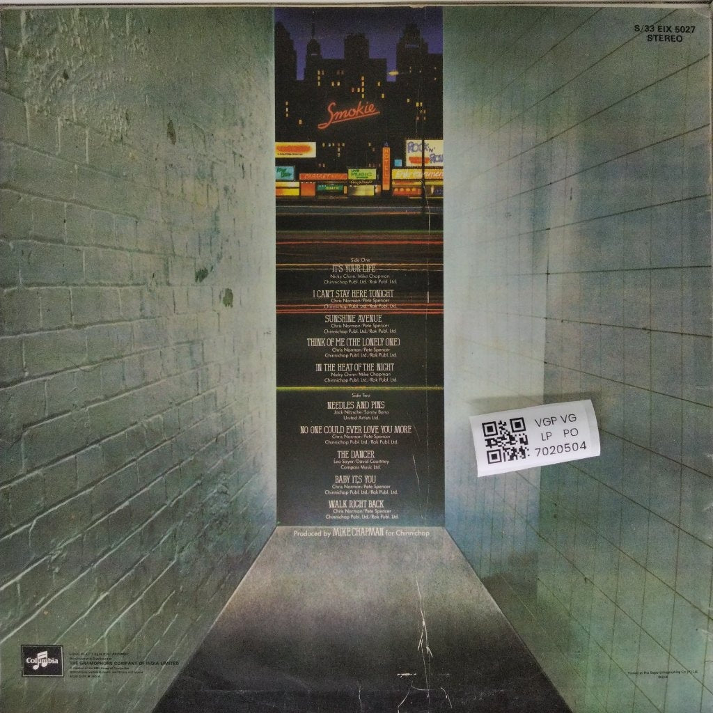 Smokie - Bright Lights & Back Alleys (Vinyl)