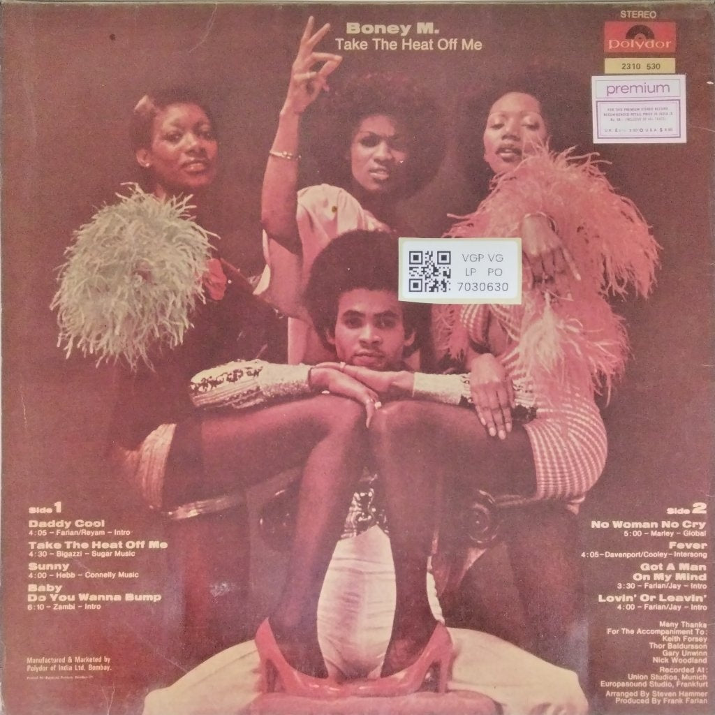 Boney M - Take the Heat Off Me (Vinyl)