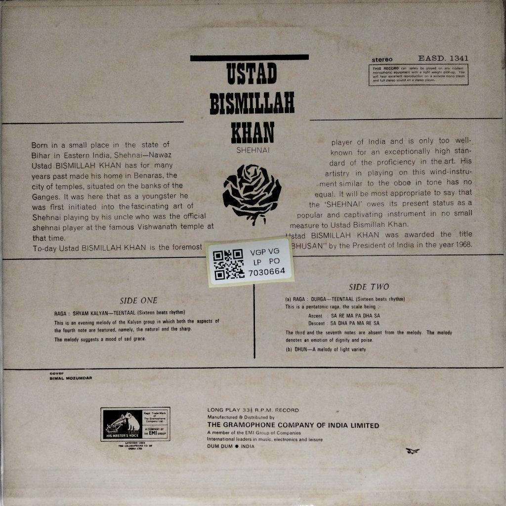 Bismillah Khan - Shehnai (Vinyl)