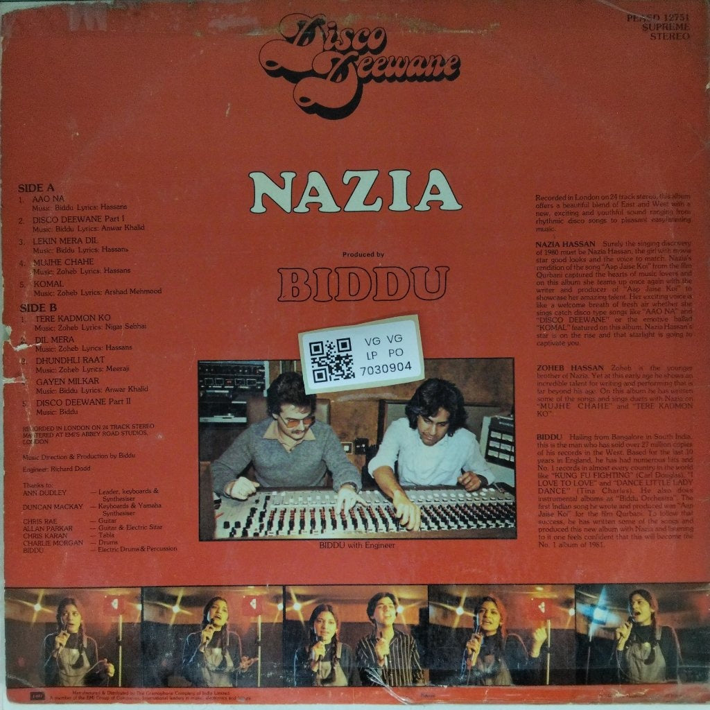 Nazia Hassan - Disco Deewane (Vinyl)
