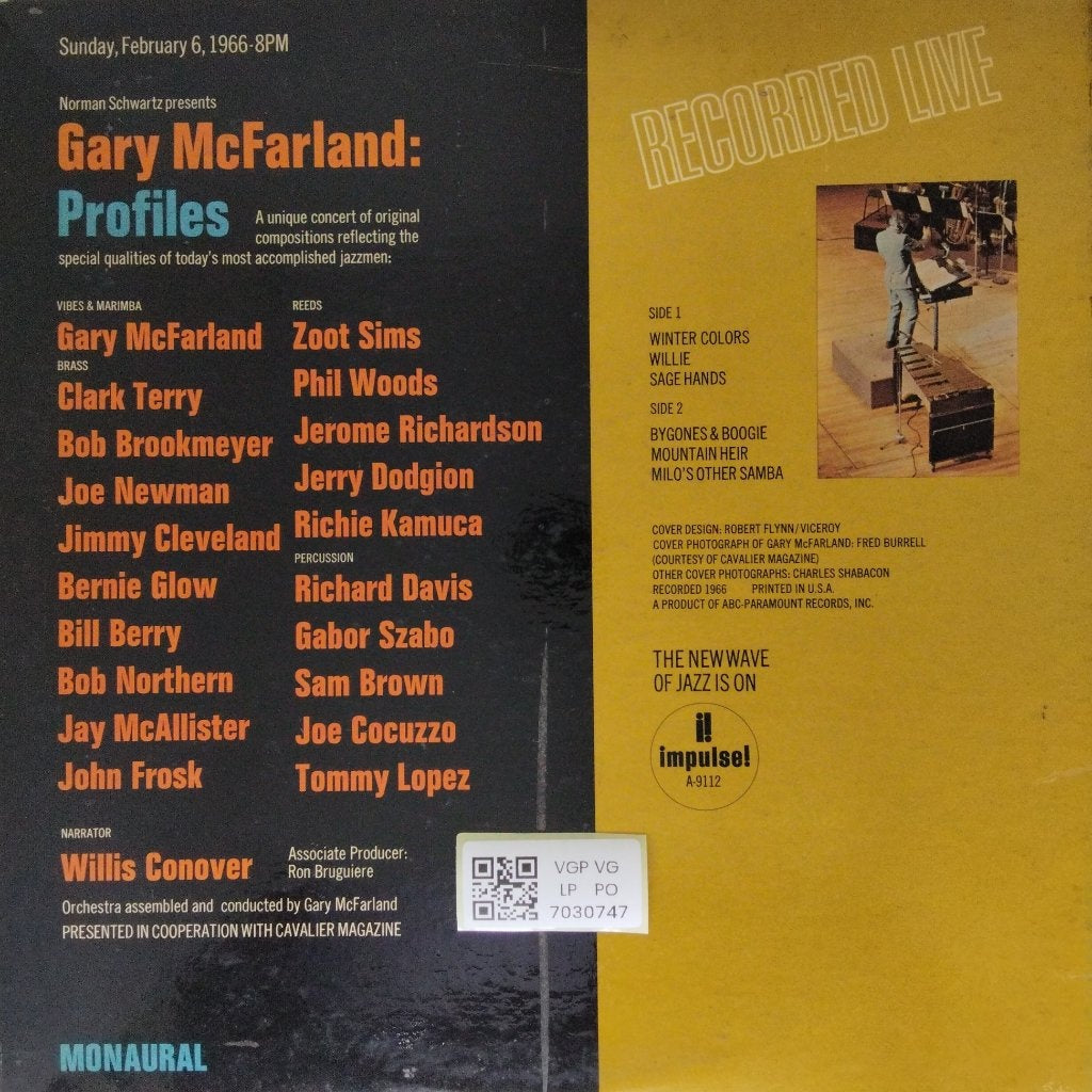 Gary McFarland - Profiles (Vinyl)