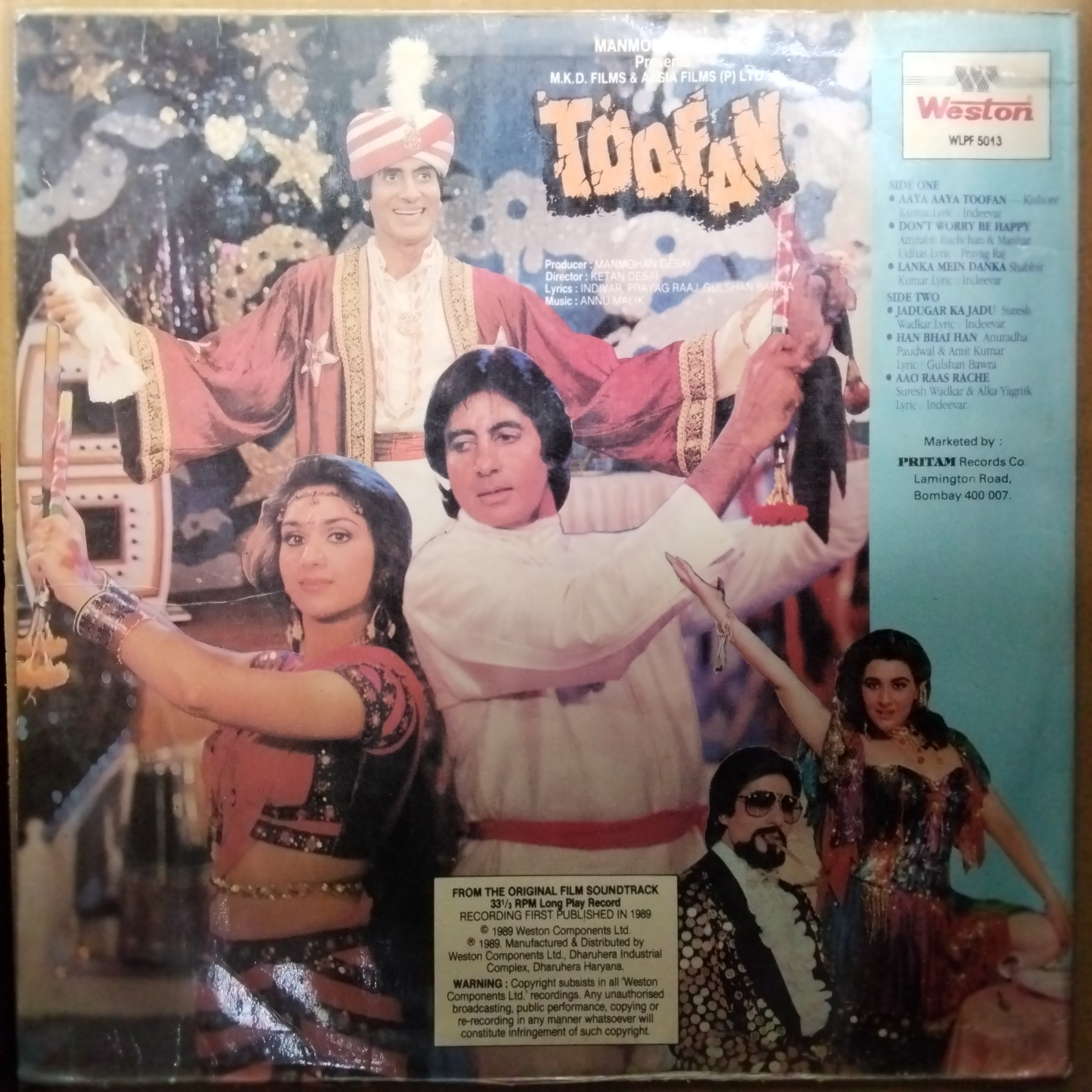 Anu Malik  - Toofan (Vinyl)