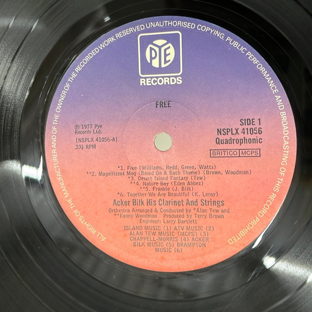 Acker Bilk - Free (Vinyl)