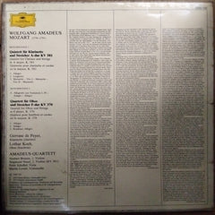 Wolfgang Amadeus Mozart - Gervase De Peyer, Lothar Koch, Amadeus-Quartett – Quintett FüR Klarinette Und Streicher A-Dur KV 581  - Quartett FüR Oboe Und Streicher F-Dur KV 370 (Vinyl)