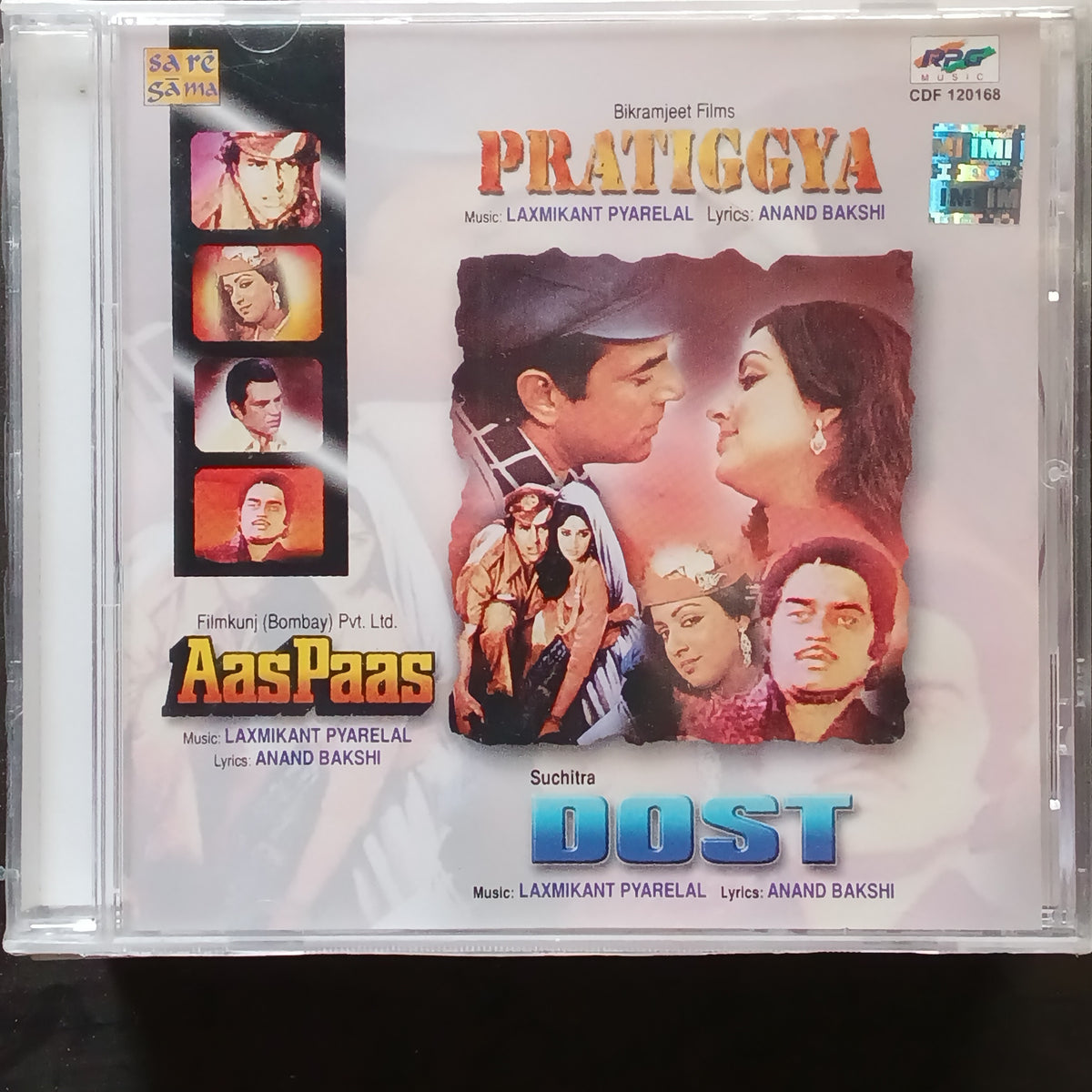 Laxmikant Pyarelal  - Pratigya + Dost + Aas Pass  (CD)