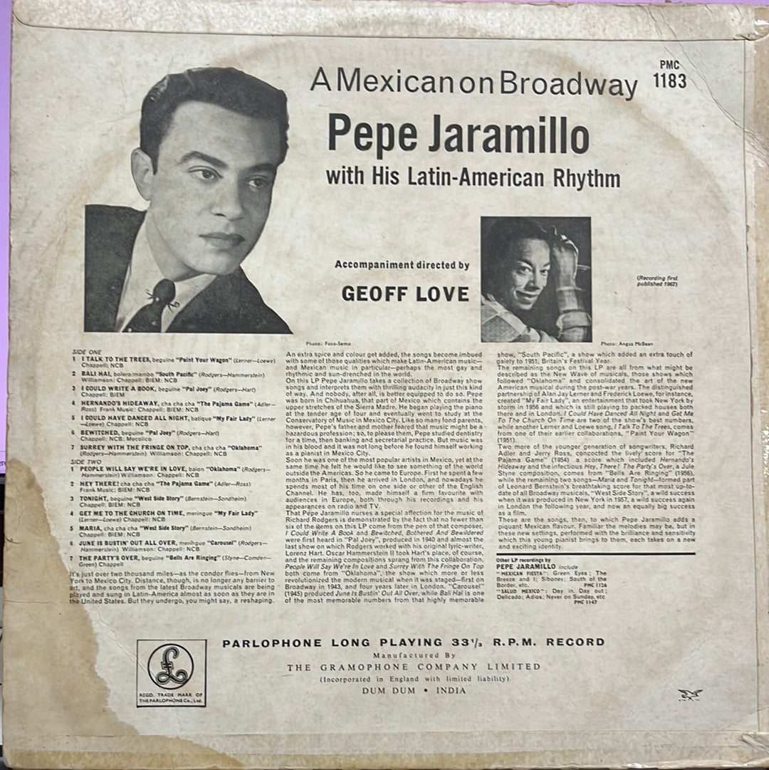 Pepe Jaramillo - A Mexican On Broadway (Vinyl)