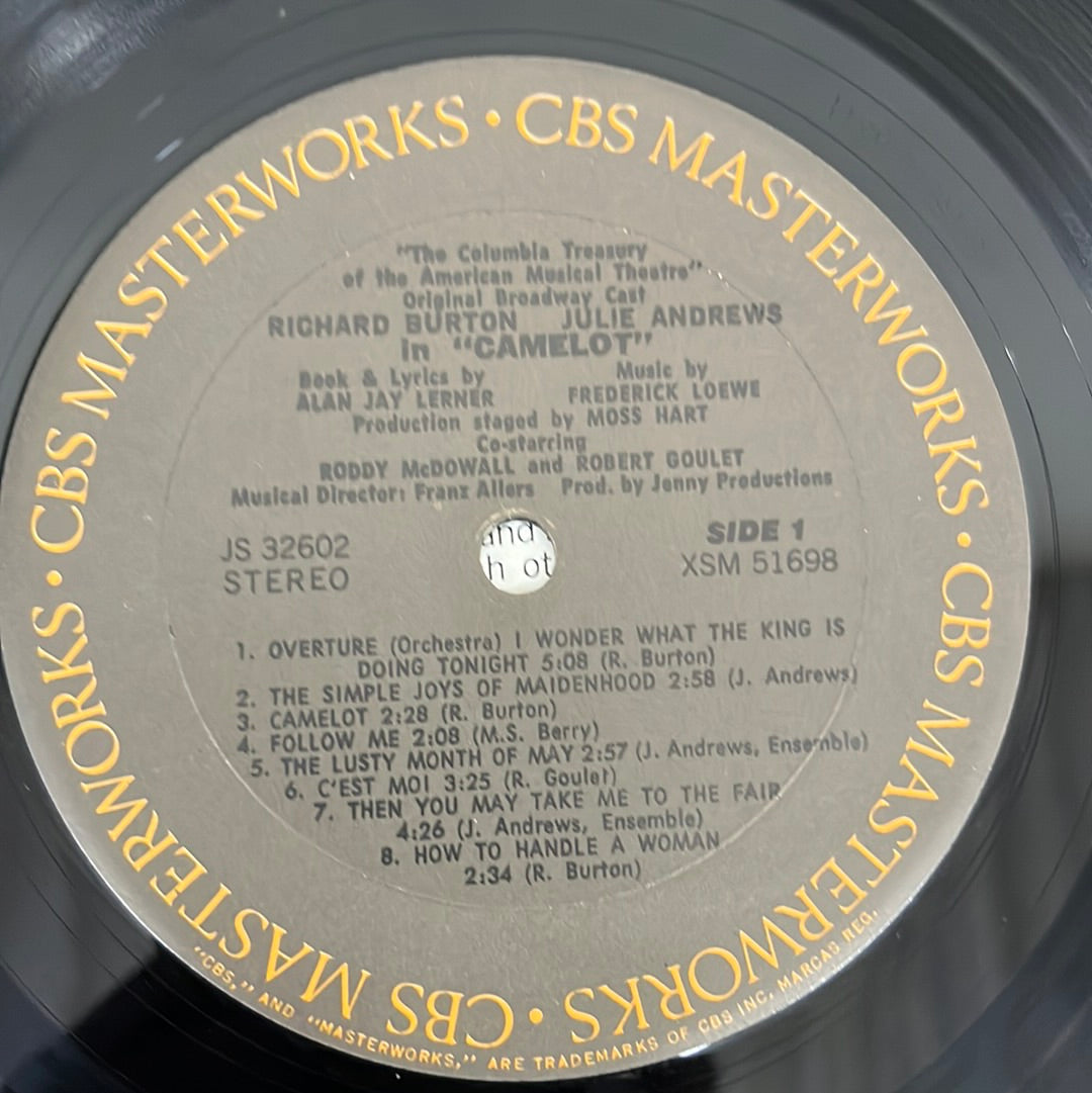 Richard Burton (2), Julie Andrews, Robert Goulet : Roddy McDowall - Alan Jay Lerner, Frederick Loewe, Moss Hart - Camelot (Vinyl)