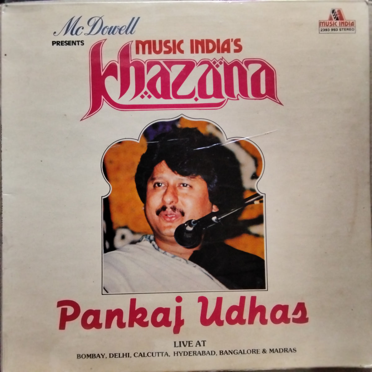 Pankaj Udhas - Pankaj Udhas (Live At Bombay, Delhi, Calcutta, Hyderabad, Bangalore & Madras) (Vinyl)