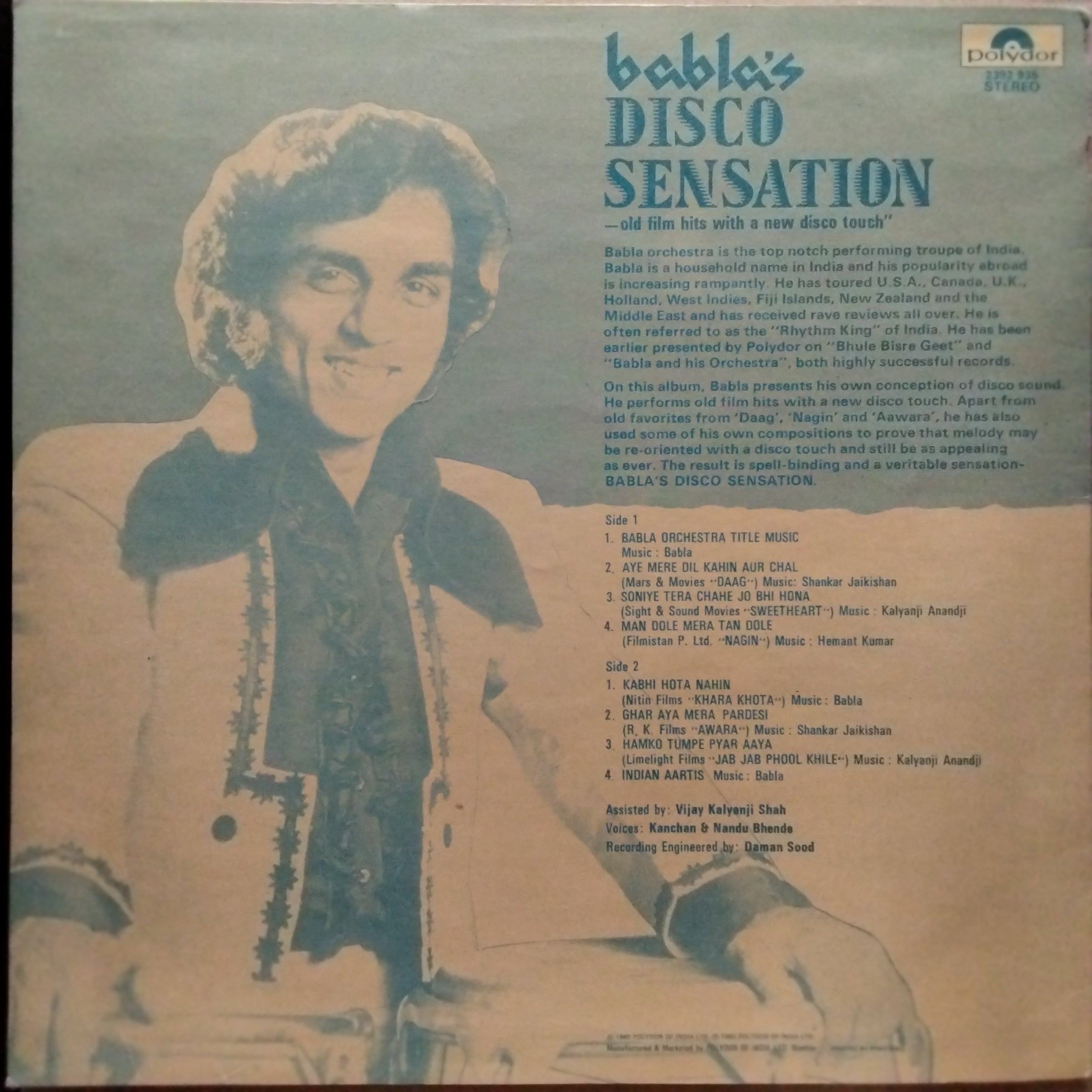 Babla  - Babla'S Disco Sensation (Vinyl)