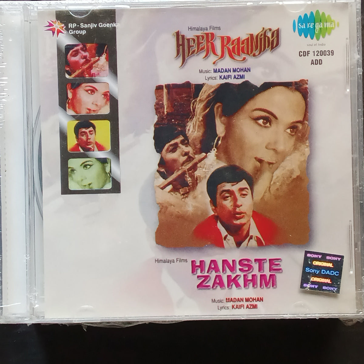 Madan Mohan  - Heer Raanjha + Hanste Zakhm (CD)