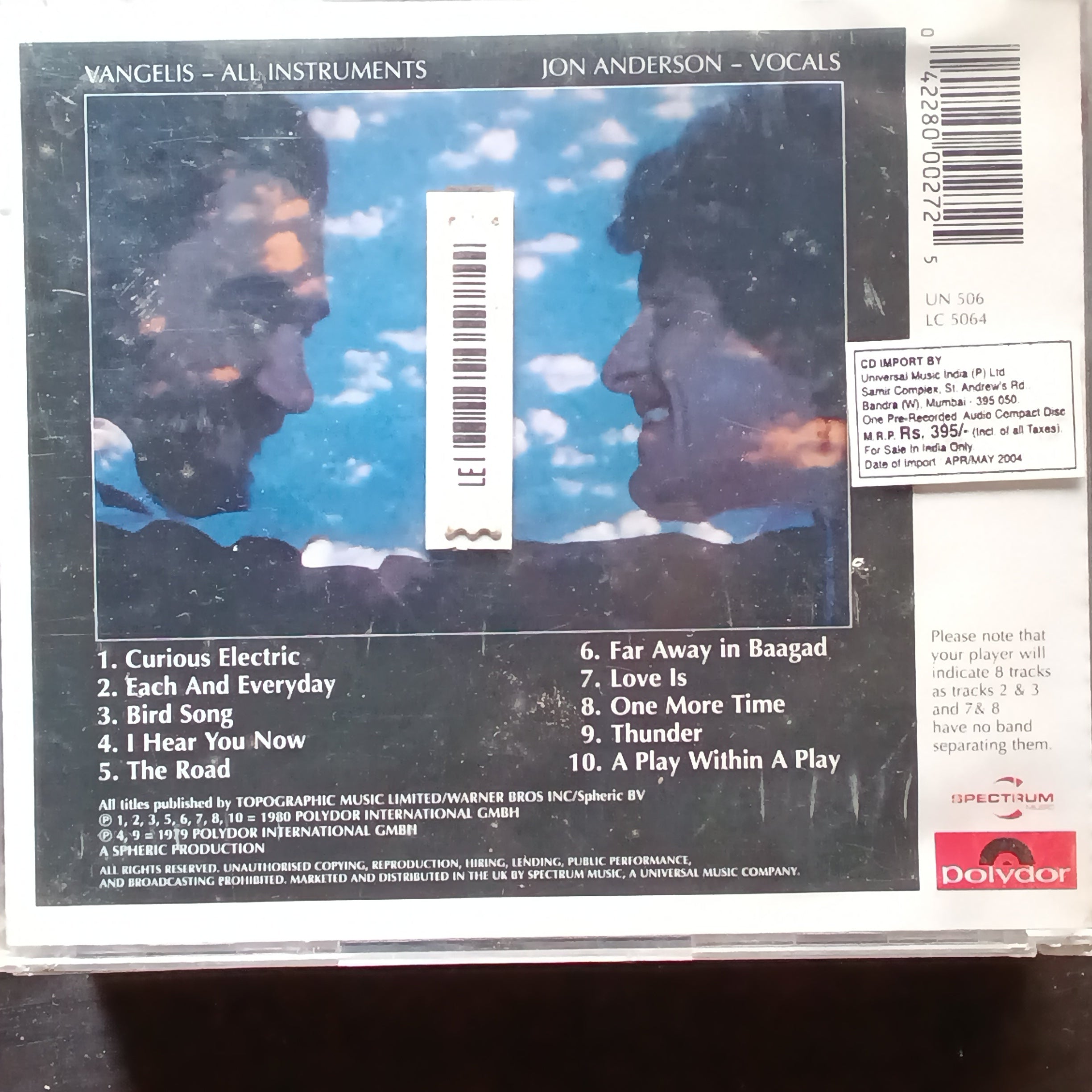 Jon & Vangelis - Short Stories (CD)