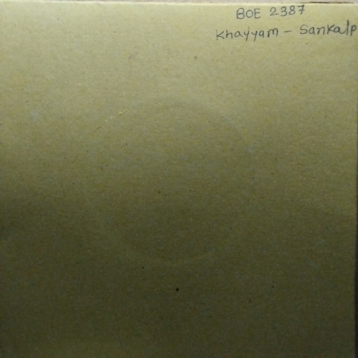 Khayyam  - Sankalp (45-RPM)