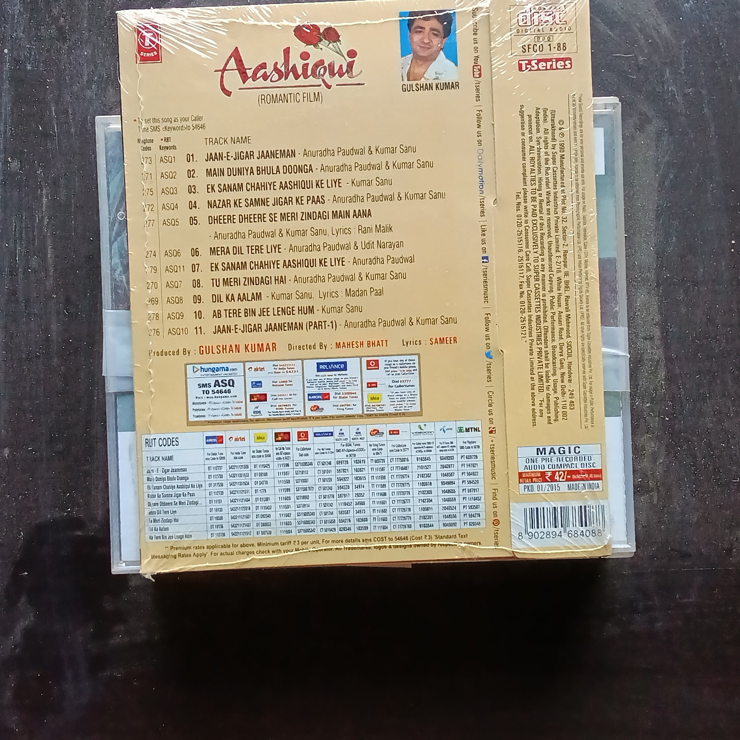 Nadeem Shravan  - Aashiqui (CD)