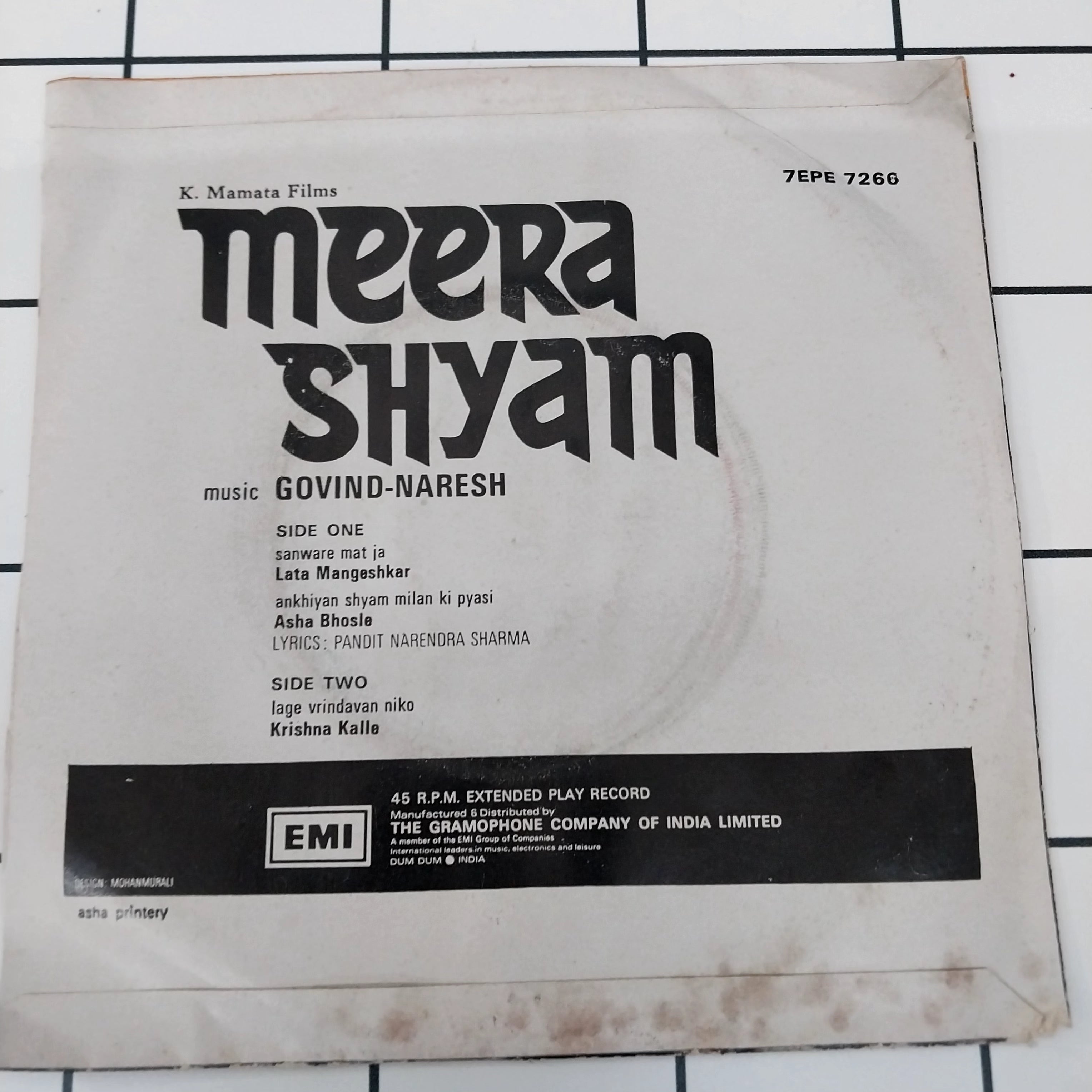 Govinda Naresh - Meera Shyam (45-RPM)