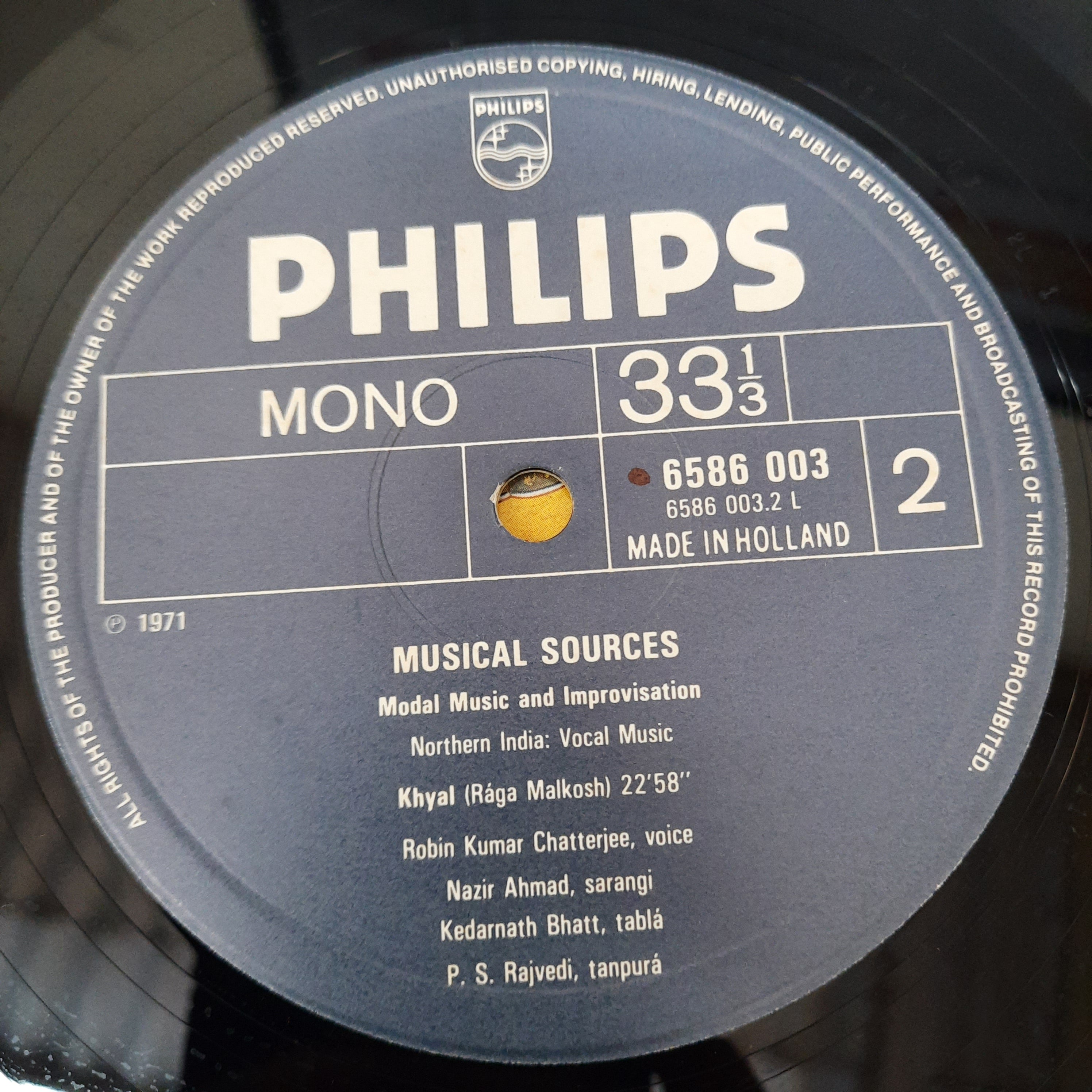 Various - North India: Vocal Music - Dhrupad And Khyal (Vinyl)
