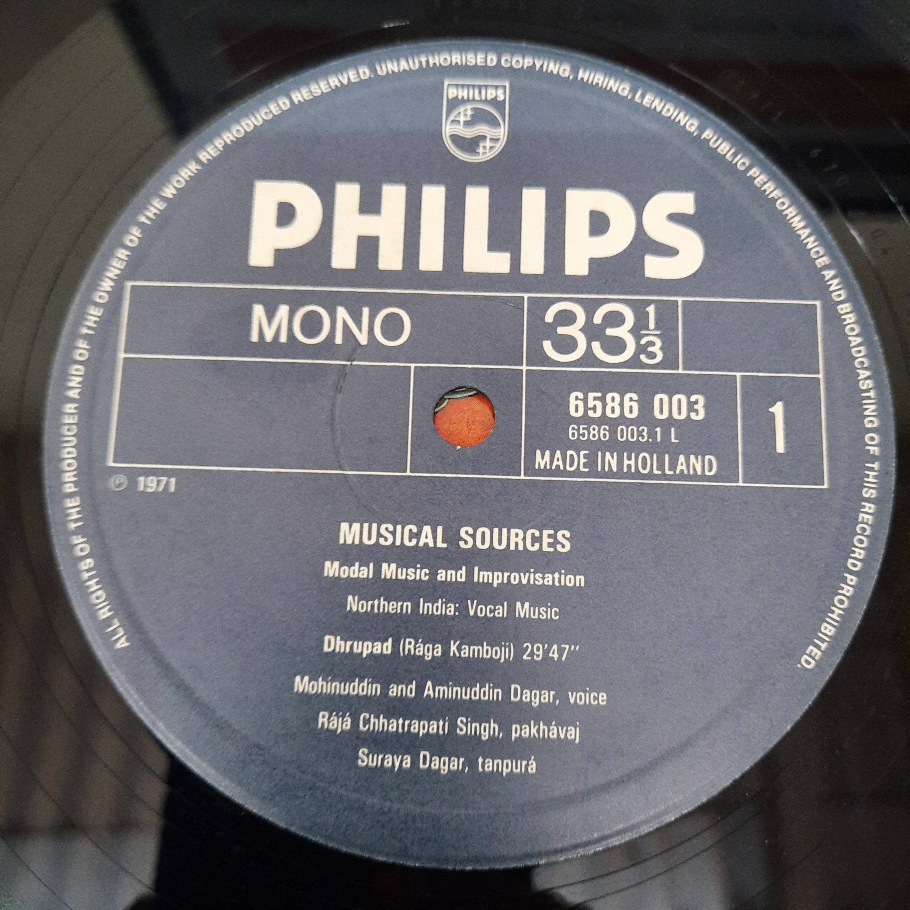 Various - North India: Vocal Music - Dhrupad And Khyal (Vinyl)