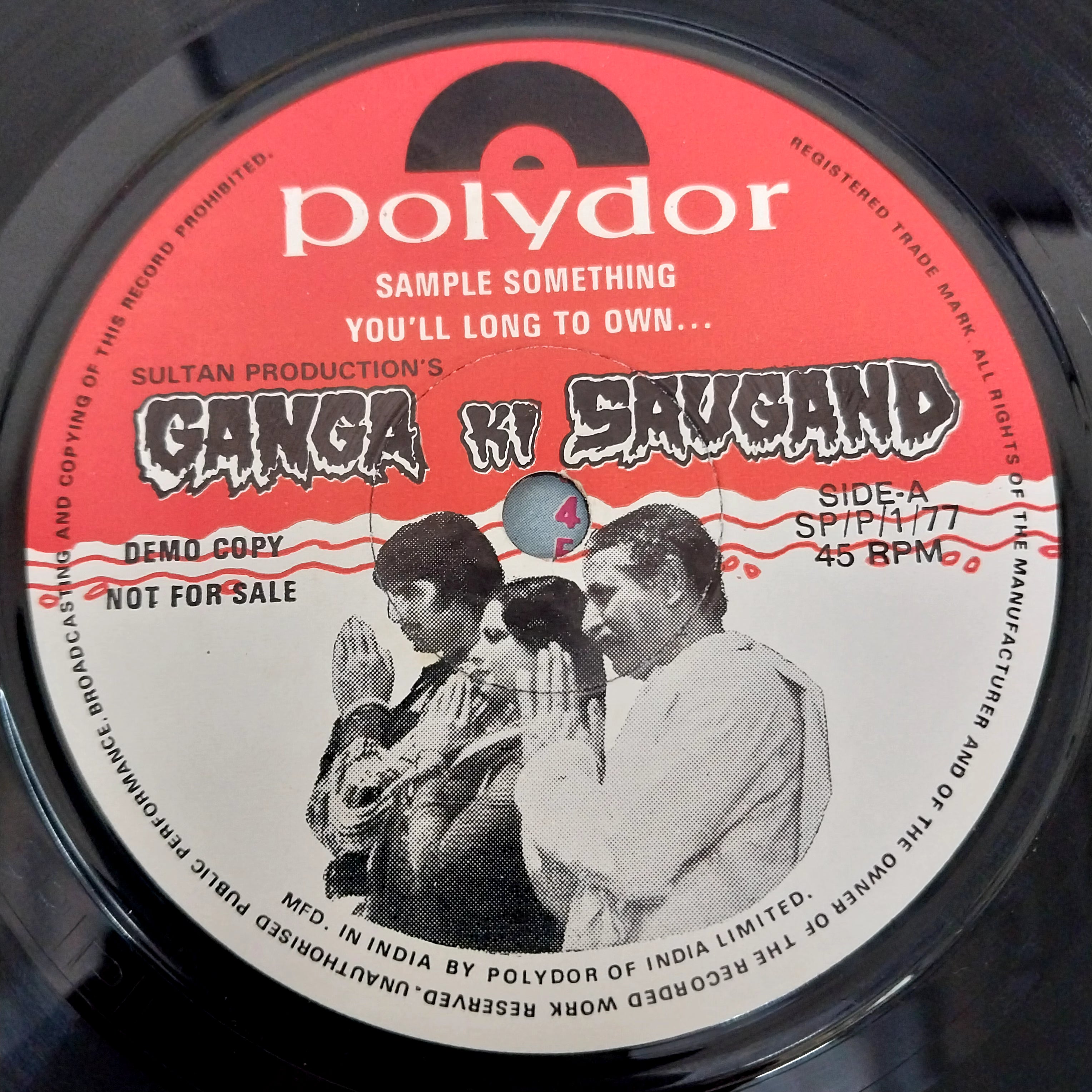 Unknown Artist - Ganga Ki Saugand / Aashiq Hoon Baharon Ka  (45-RPM)