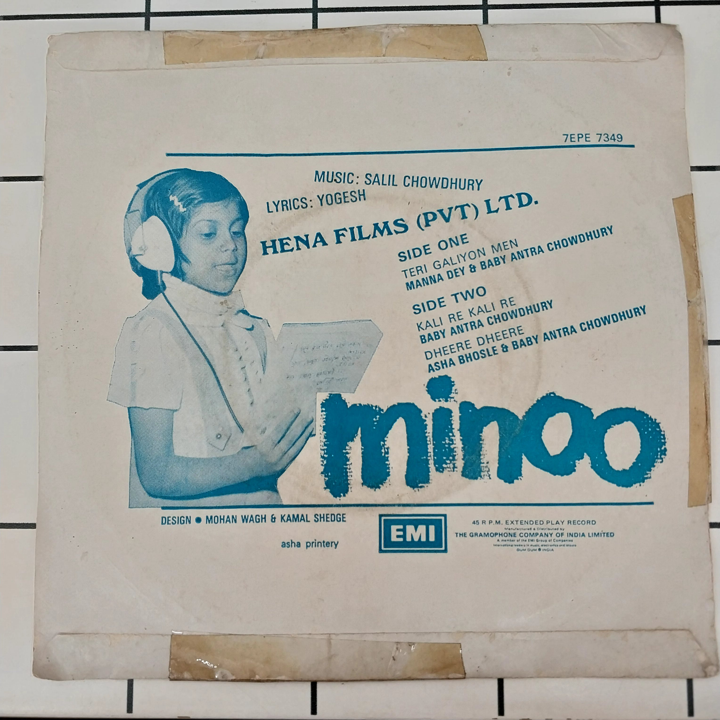 Salil Chowdhury - Minoo (45-RPM)