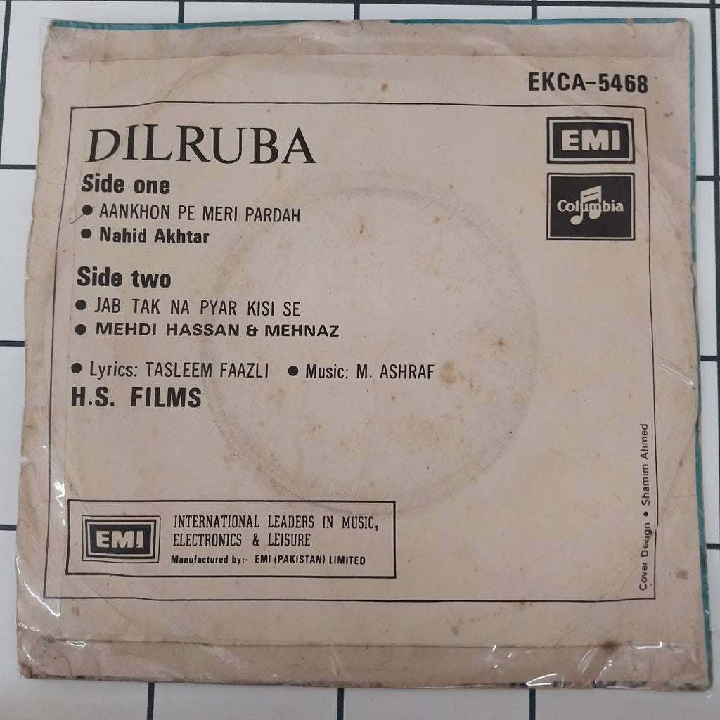 M. Ashraf - Dilruba (45-RPM)