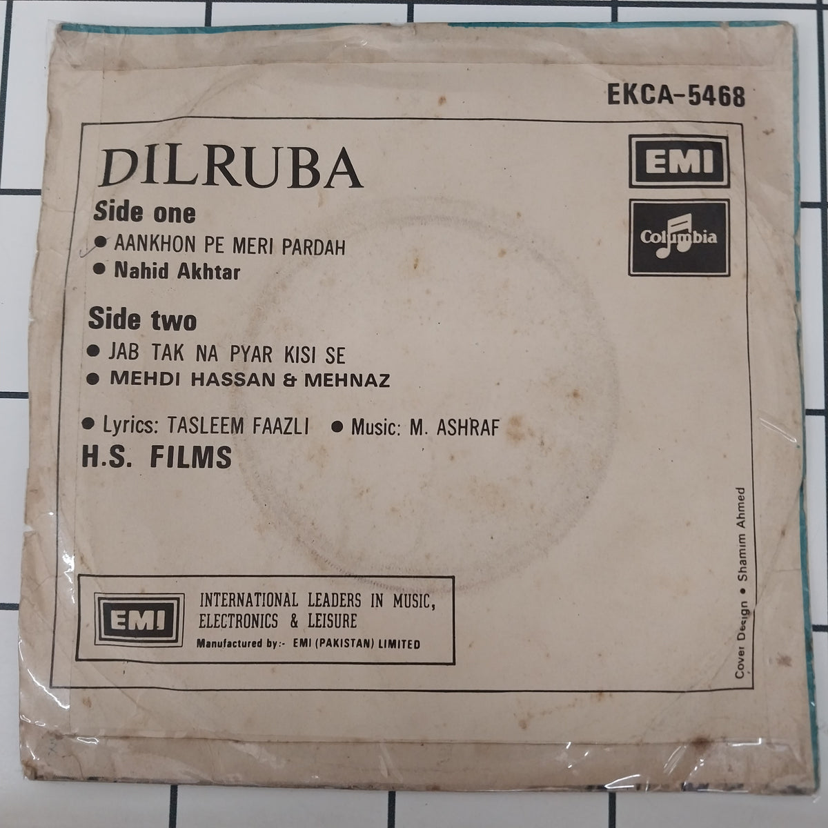 M. Ashraf - Dilruba (45-RPM)